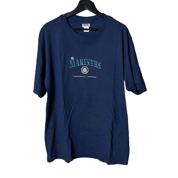 VTG Seattle Mariners Stitched Lee T Shirt Large - Picture 1 of 3